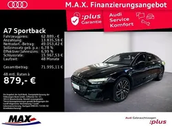 Schwarz Gebraucht 2024 Audi A7 Sportback Ambiente Kleinwagen | 62.889 € (Fairer Preis)