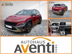 Pulse red / phantom black Gebraucht 2021 Hyundai Kona Prime SUV | 17.996 € (Guter Preis)