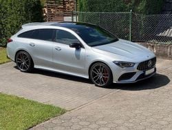 Silber Gebraucht 2021 Mercedes CLA35 AMG Shooting Brake AMG Kombi | 34.500 € (Guter Preis)