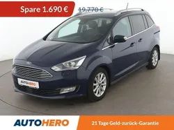 Blau Gebraucht 2018 Ford Grand C-Max Titanium Van / Kleinbus | 18.080 € (Fairer Preis)
