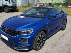 Blau Gebraucht 2021 VW T-Roc Cabriolet R-line Cabrio | 23.750 € (Superpreis)