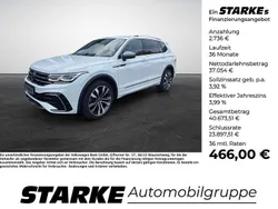 Pure white Gebraucht 2022 VW Tiguan Allspace R-line SUV | 39.790 € (Fairer Preis)