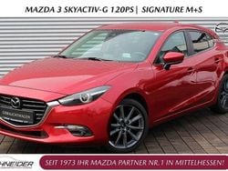 Rubinrot metallic Gebraucht 2018 Mazda 3 Signature Limousine | 13.890 € (Fairer Preis)