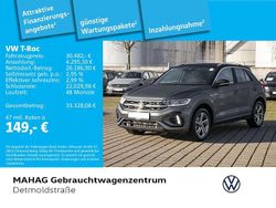Indiumgrau metallic/schwarz Gebraucht 2025 VW T-Roc R-line SUV | 30.482 € (Superpreis)