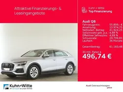 Florettsilber metallic Gebraucht 2021 Audi Q8 Ambiente SUV | 55.899 € (Superpreis)