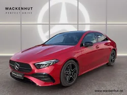 Rot Gebraucht 2024 Mercedes A180 AMG Line Premium Limousine | 35.590 € (Fairer Preis)