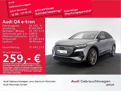 Taifungrau metallic Gebraucht 2022 Audi Q4 Sportback e-tron S-Line SUV | 34.332 € (Teuer)