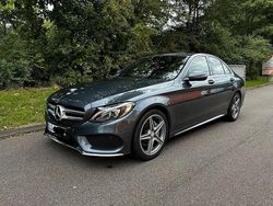 Grau Gebraucht 2015 Mercedes C180 AMG line Limousine | 15.300 € (Etwas zu teuer)