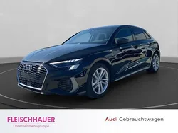 Mythosschwarz metallic Gebraucht 2023 Audi A3 S-Line | 34.980 € (Etwas zu teuer)
