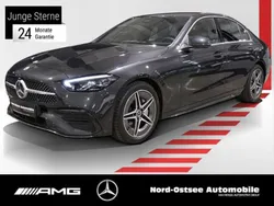 Metalliclack graphitgrau Gebraucht 2024 Mercedes C220 AMG Limousine | 41.190 € (Guter Preis)