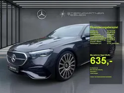 Grau Gebraucht 2024 Mercedes E220 AMG Limousine | 57.090 € (Teuer)