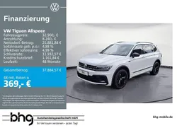 Pure white Gebraucht 2021 VW Tiguan Allspace Highline SUV | 32.960 € (Guter Preis)