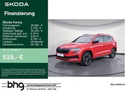 Rot Gebraucht 2024 Skoda Karoq SportLine SUV | 38.990 € (Etwas zu teuer)