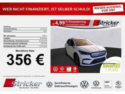 Moonweiss metallic (metallic) Gebraucht 2022 Skoda Enyaq iV SportLine SUV | 29.950 € (Guter Preis)