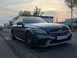 Silber Gebraucht 2019 Mercedes C220 AMG line Kombi | 18.599 € (Fairer Preis)