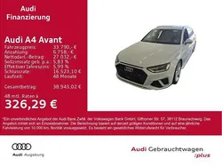 Gletscherweiß metallic Gebraucht 2022 Audi A4 S-Line Kombi | 33.790 € (Fairer Preis)