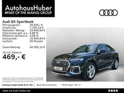 Mythosschwarz metallic Gebraucht 2022 Audi Q5 Sportback S-Line SUV | 36.550 € (Superpreis)