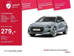 Pfeilgrau perleffekt Gebraucht 2024 Audi A3 Sportback Advanced Plus Limousine | 33.470 € (Etwas zu teuer)