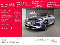 Geysirblau metallic/geysirblau metallic Gebraucht 2024 Audi Q4 e-tron S-Line SUV | 43.950 € (Superpreis)
