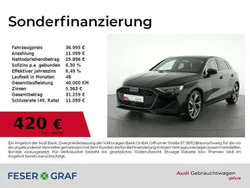 Mythosschwarz metallic Gebraucht 2024 Audi A3 Ambiente Limousine | 36.995 € (Teuer)
