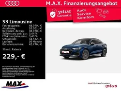 Ascariblau metallic Gebraucht 2024 Audi S3 Ambiente Limousine | 48.979 € (Etwas zu teuer)