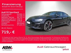 Mythosschwarz metallic Gebraucht 2024 Audi S5 Sportback Ambiente Kleinwagen | 64.960 € (Etwas zu teuer)