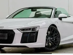 Weiß Gebraucht 2018 Audi R8 Spyder Sport Cabrio | 128.600 € (Teuer)