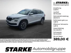 Moonweiss metallic Gebraucht 2021 Skoda Kodiaq Clever SUV | 32.479 € (Guter Preis)