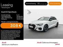 Weiß Gebraucht 2024 Audi A3 Sportback S-Line Limousine | 37.890 € (Guter Preis)
