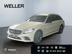 Weiss Gebraucht 2021 Mercedes C300e AMG line Kombi | 29.980 € (Fairer Preis)