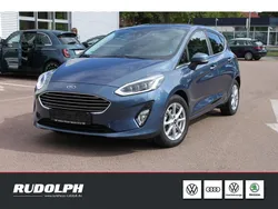 Chromablau metallic Gebraucht 2020 Ford Fiesta Titanium Kleinwagen | 14.430 € (Fairer Preis)