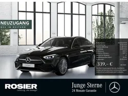 Schwarz / obsidianschwarz (metallic) Gebraucht 2024 Mercedes C300 AMG Limousine | 47.890 € (Fairer Preis)