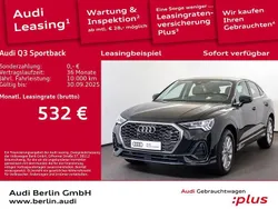 Mythosschwarz metallic Gebraucht 2025 Audi Q3 Sportback Ambiente SUV | 41.300 € (Fairer Preis)