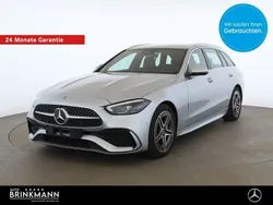 Silber Gebraucht 2024 Mercedes C220 AMG line Plus Kombi | 40.720 € (Fairer Preis)