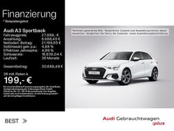 Gletscherweiß metallic (metallic) Gebraucht 2023 Audi A3 Sportback e-tron Sport Kleinwagen | 27.888 € (Fairer Preis)