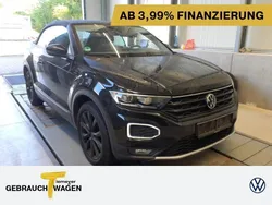 Schwarz Gebraucht 2021 VW T-Roc Cabriolet Style Cabrio | 19.940 €
