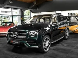 Smaragdgrün (metallic) Gebraucht 2020 Mercedes GLS580 AMG line SUV | 73.900 € (Etwas zu teuer)