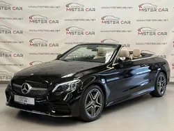 Obsidianschwarz Gebraucht 2019 Mercedes C200 AMG line Cabrio | 30.890 € (Superpreis)