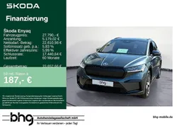 Quarzgrau metallic Gebraucht 2021 Skoda Enyaq iV SportLine SUV | 27.790 € (Fairer Preis)
