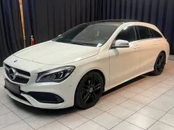 Calcitweiss unilack Gebraucht 2017 Mercedes CLA180 Shooting Brake AMG line Kombi | 15.999 € (Fairer Preis)