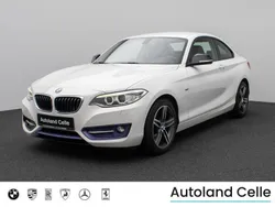 Alpinweiss uni300schwarz Gebraucht 2014 BMW 220 Sport Line Coupé | 11.999 € (Fairer Preis)