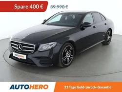 Obsidianschwarz Gebraucht 2018 Mercedes E450 AMG line Limousine | 39.590 € (Fairer Preis)
