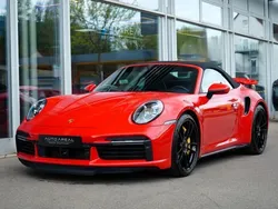 Rot Gebraucht 2020 Porsche 911 Turbo S Cabriolet Cabrio | 189.990 € (Superpreis)