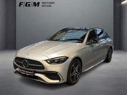 High tech silber metalliclack Gebraucht 2022 Mercedes C300e AMG line Kombi | 39.490 € (Teuer)