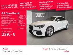 Ibisweiß Gebraucht 2021 Audi A3 S-Line Limousine | 21.390 € (Guter Preis)