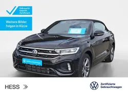 Deep black perleffekt/schwarz Gebraucht 2024 VW T-Roc Cabriolet R-line Cabrio | 31.449 € (Guter Preis)