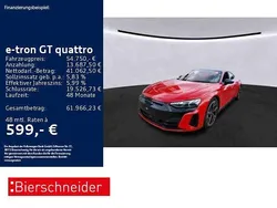 Rot Gebraucht 2022 Audi e-tron GT quattro Ambiente Limousine | 54.750 € (Guter Preis)