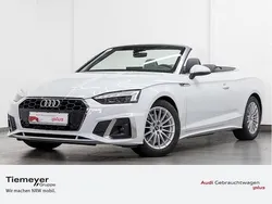 Gletscherweiß metallic Gebraucht 2024 Audi A5 Cabriolet S-Line Cabrio | 46.070 € (Fairer Preis)