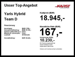 Mysticschwarz mica Gebraucht 2022 Toyota Yaris Hybrid Basis | 18.945 € (Superpreis)