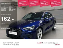Blau Gebraucht 2024 Audi A3 Sportback Advanced Limousine | 29.149 € (Superpreis)